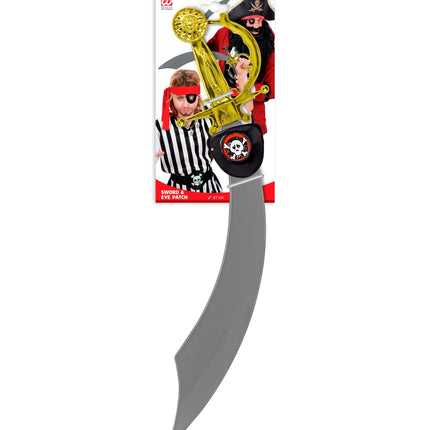 Widmann SRL Piratenzwaard met ooglapje