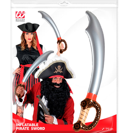 Widmann SRL Piratenzwaard opblaasbaar 75cm