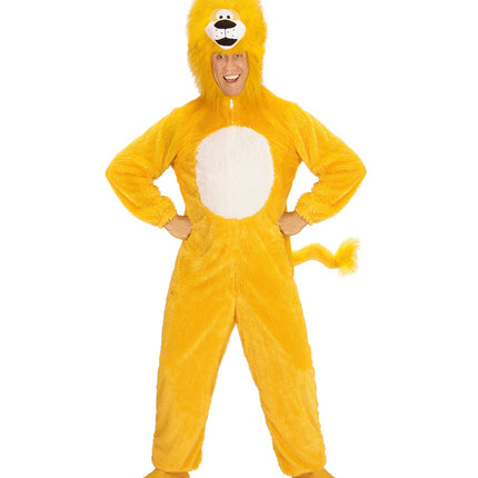 Widmann SRL Pluche gele Leeuwenpakken