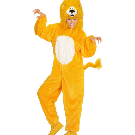 Widmann SRL Pluche gele Leeuwenpakken