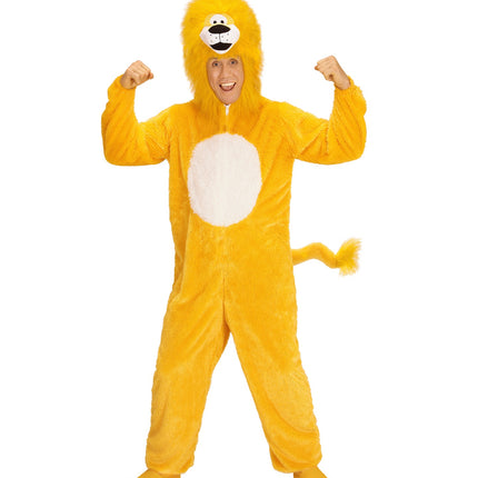 Widmann SRL Pluche gele Leeuwenpakken