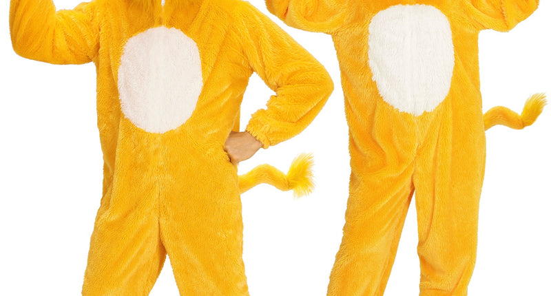 Widmann SRL Pluche gele Leeuwenpakken