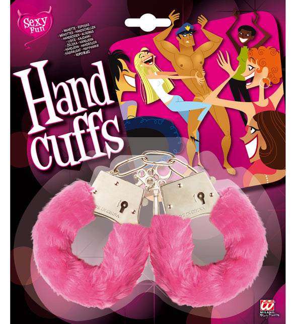 Widmann SRL Pluche handboeien roze