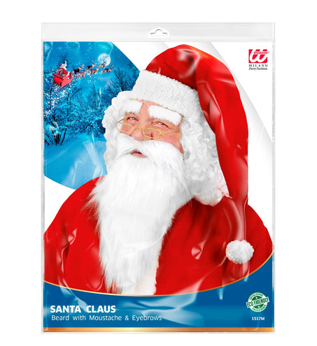 Widmann SRL Pluche kerstman baardset