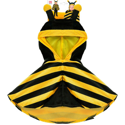 Widmann SRL Pluche poncho met muts bij