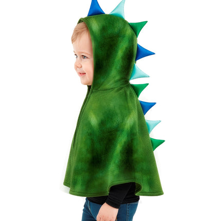 Widmann SRL Pluche poncho met muts dino