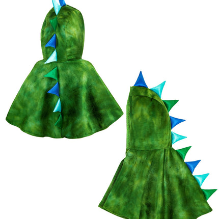 Widmann SRL Pluche poncho met muts dino