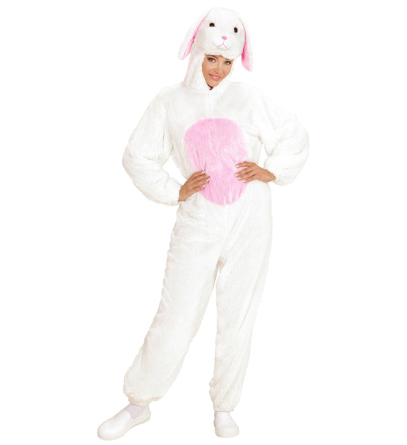 Widmann SRL Pluche wit konijnen pak