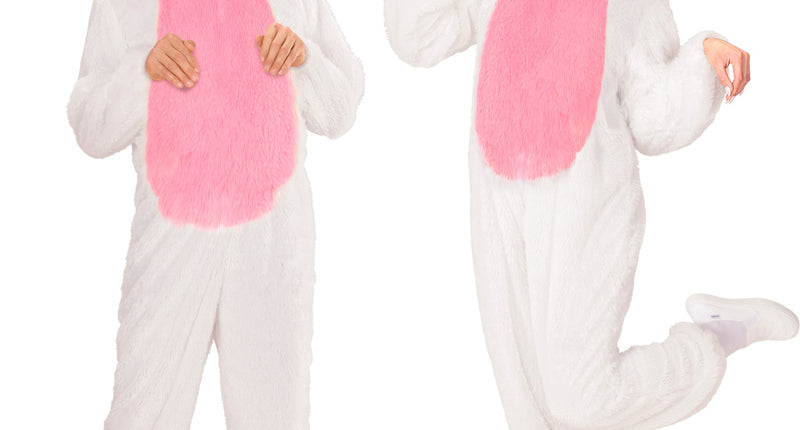 Widmann SRL Pluche wit konijnen pak