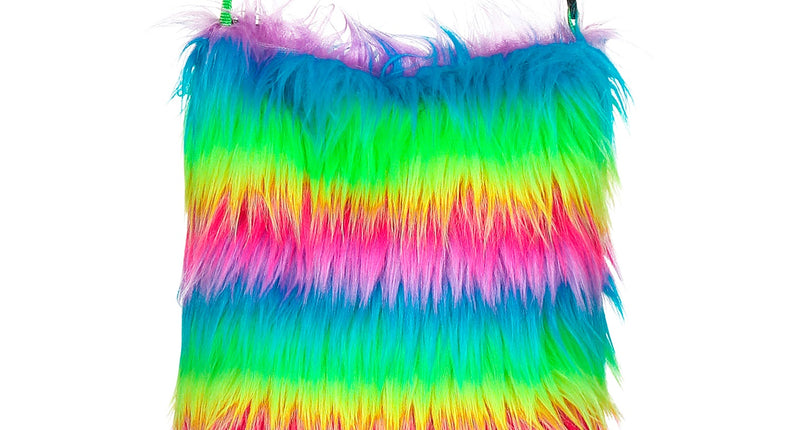 Widmann SRL Plushe Handtas Regenboog