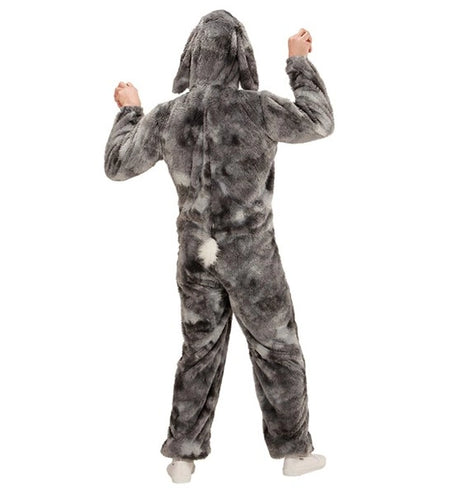 Widmann SRL Plushe konijnenpak grijs