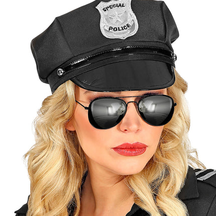 Widmann SRL Politie bril zwart
