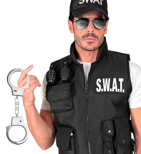 Widmann SRL Politie handboeien metaal met sleutel