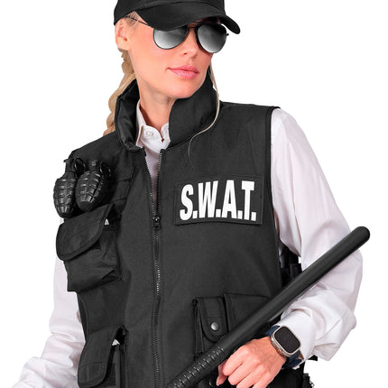 Widmann SRL Politieknuppel zwart wapenstok ME