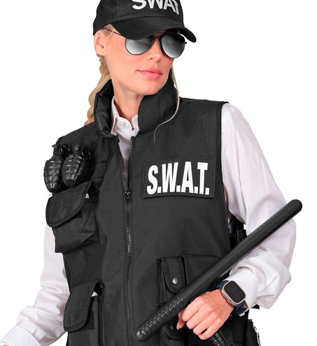 Widmann SRL Politieknuppel zwart wapenstok ME