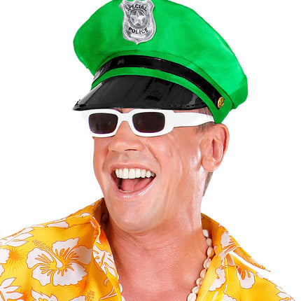 Widmann SRL Politiepet neon groen