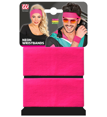 Widmann SRL Polsbandjes neon roze Philip