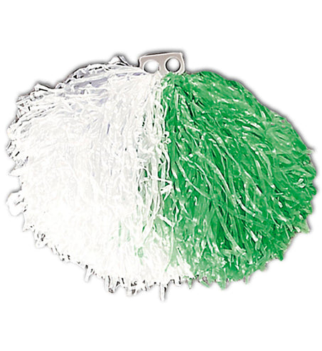 Widmann SRL Pom Pom groen met wit cheerleader