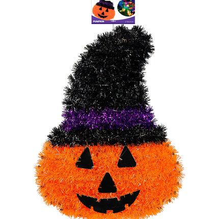 Widmann SRL Pompoen decoratie met hoed