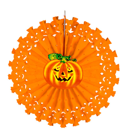 Widmann SRL Pompoen decoratie papier voor Halloween
