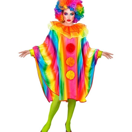 Widmann SRL Poncho regenboog unisex