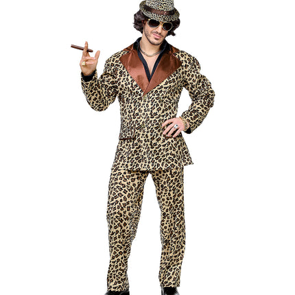 Widmann SRL Pooier panter kostuum voor heren