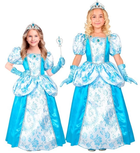 Widmann SRL Prinses blauw kostuum Emma kinderen