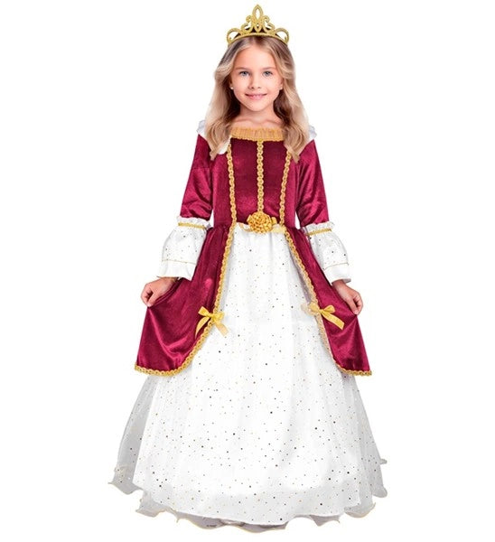 Widmann SRL Prinses rood kostuum Luuke kinderen