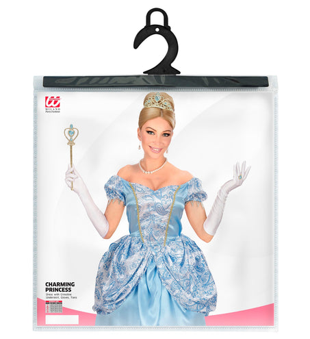 Widmann SRL Prinsessen jurk blauw sprookjes