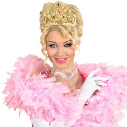 Widmann SRL Prinsessenkroon met diamanten goud