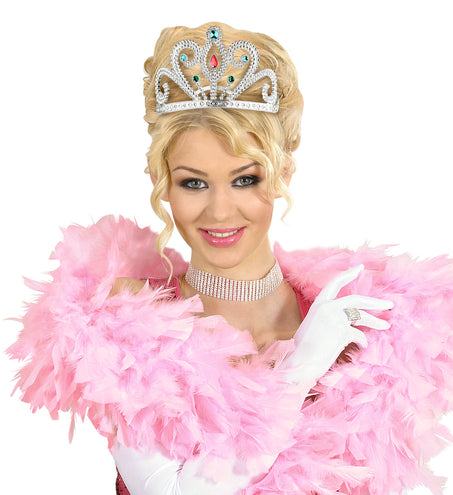 Widmann SRL Prinsessenkroon met diamanten zilver