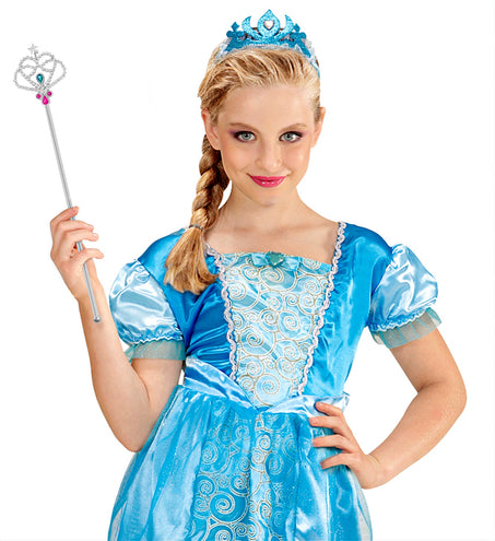 Widmann SRL Prinsessenstaf zilver met gemsteen