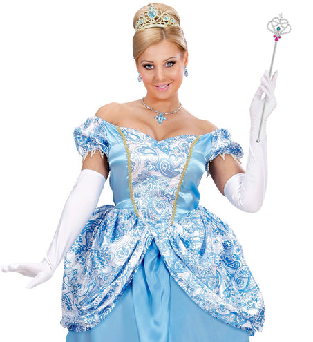 Widmann SRL Prinsessenstaf zilver met gemsteen