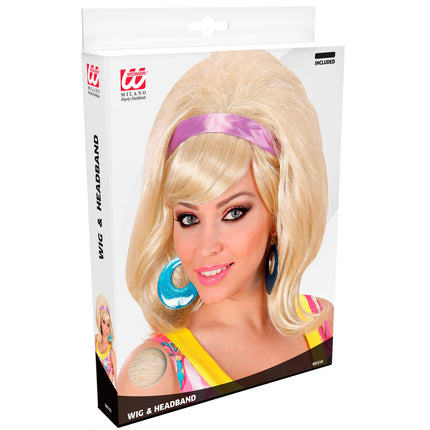 Widmann SRL pruik 60s modieus blond