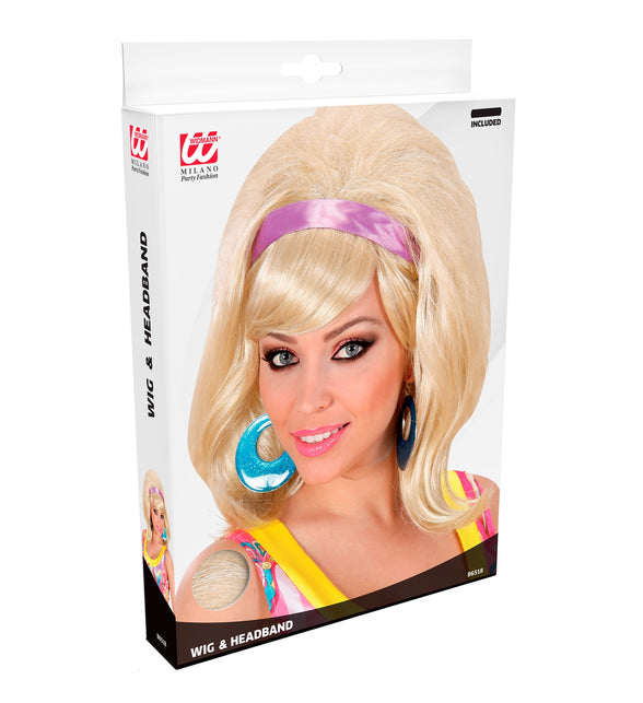 Widmann SRL pruik 60s modieus blond