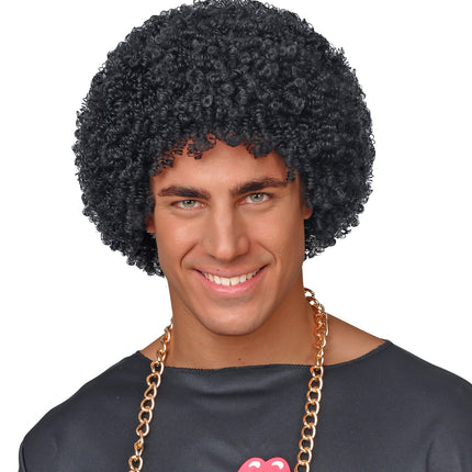 Widmann SRL Pruik 70's Jesse zwart