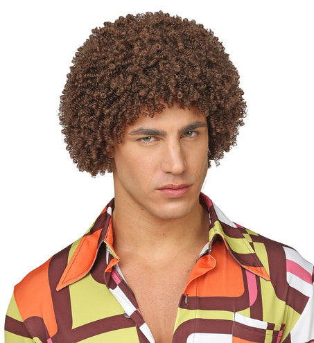 Widmann SRL Pruik 70'S Levi bruin