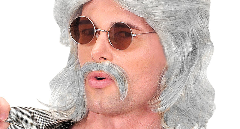 Widmann SRL pruik 70s man grijs