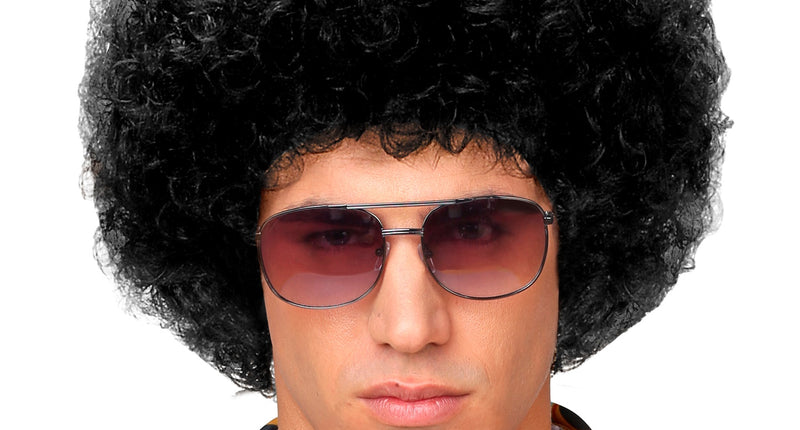 Widmann SRL pruik Afro unisex zwart