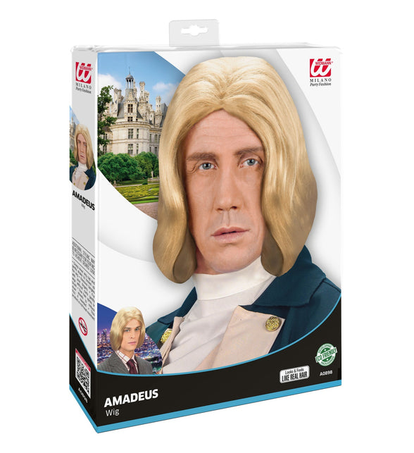 Widmann SRL Pruik Amadeus Mozart blond