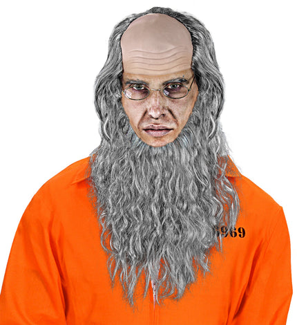 Widmann SRL Pruik Amish met baard en bril