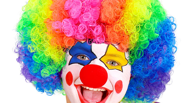 Widmann SRL Pruik Clown Multikleuren