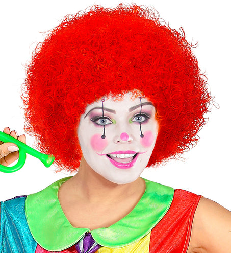 Widmann SRL pruik clown rood