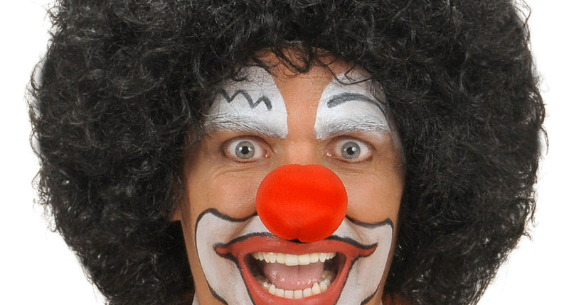 Widmann SRL pruik clown zwart