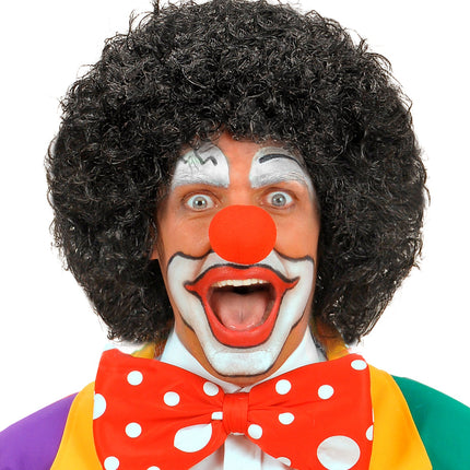 Widmann SRL pruik clown zwart