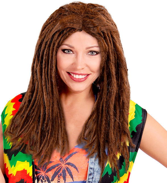 Widmann SRL Pruik, Dreadlocks Bruin