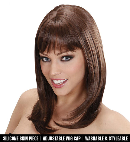 Widmann SRL pruik droomhaar ashley bruin