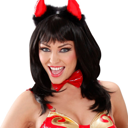 Widmann SRL pruik droomhaar ashley zwart