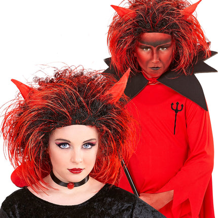 Widmann SRL Pruik Duivel nieuwe stijl