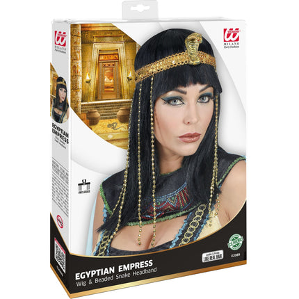 Widmann SRL Pruik Egyptische keizerin Victoria dames